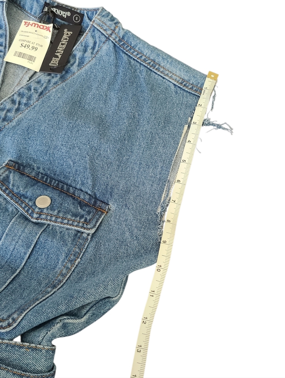 NWT | BLANK NYC | DENIM JUMPSUIT | SIZE SMALL - Picture 10 of 14